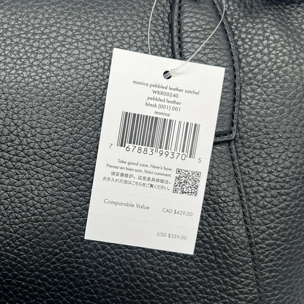 Kate Spade Monica Satchel Black